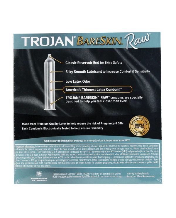 Trojan BareSkin Raw Box 24 Supply - Image 2