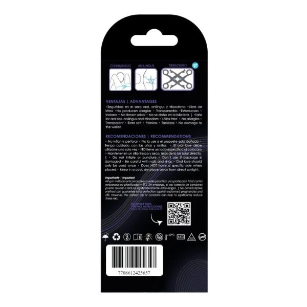 Uniq Oral Love Dental Dams Box 3 Online Sale - Image 2