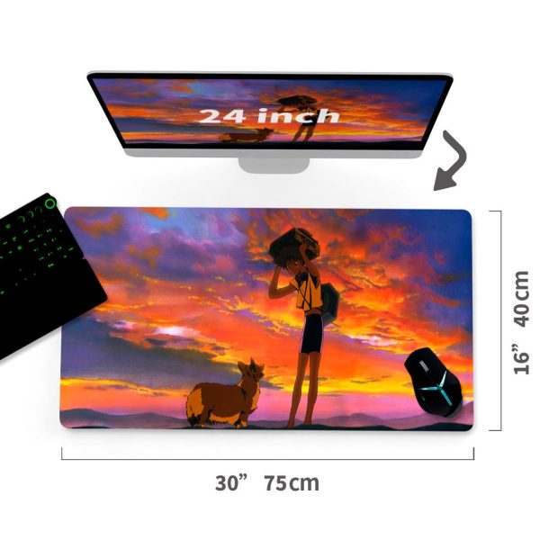Custom Cowboy Bebop A C Mouse Pad 30 x16  Cheap - Image 2
